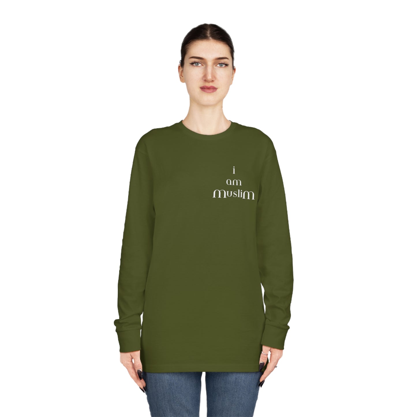 I AM MUSLIM Long Sleeve Crewneck Tee