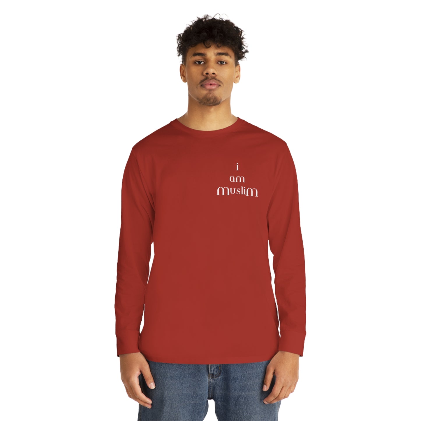 I AM MUSLIM Long Sleeve Crewneck Tee