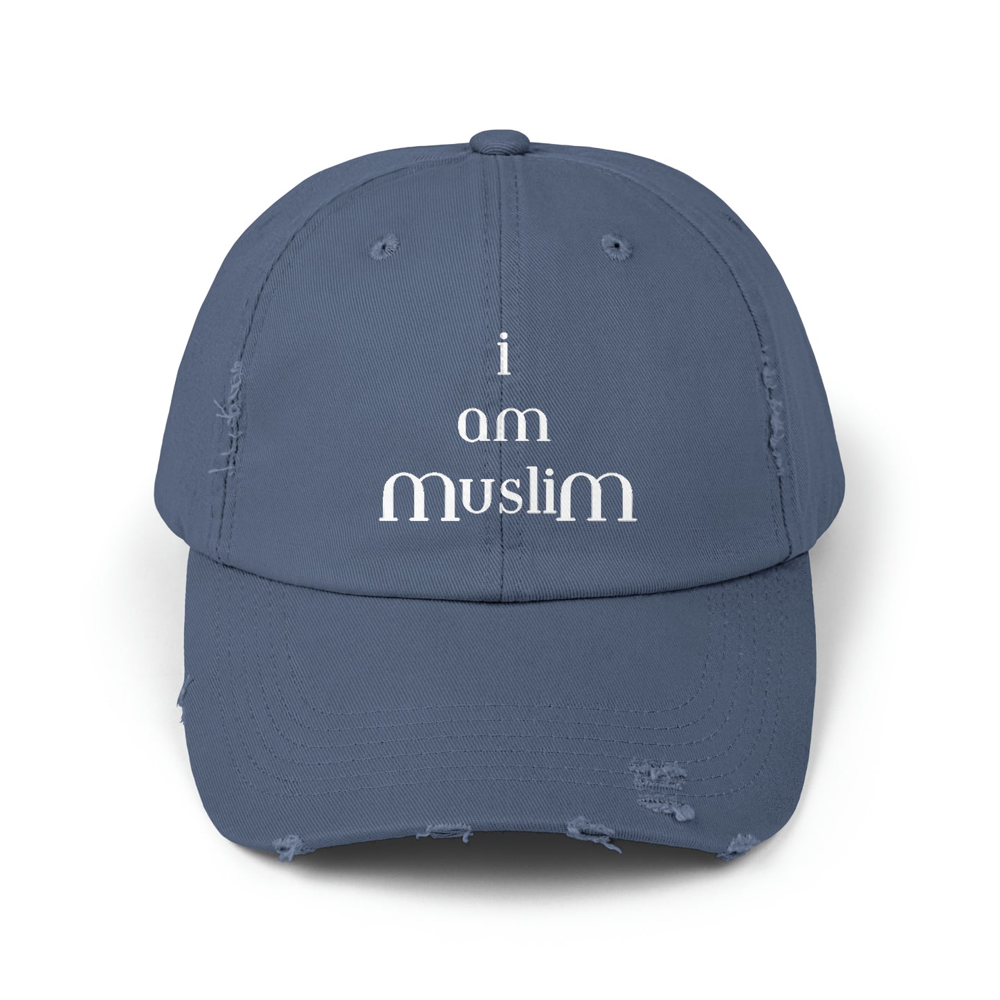 I AM MUSLIM Distressed Cap