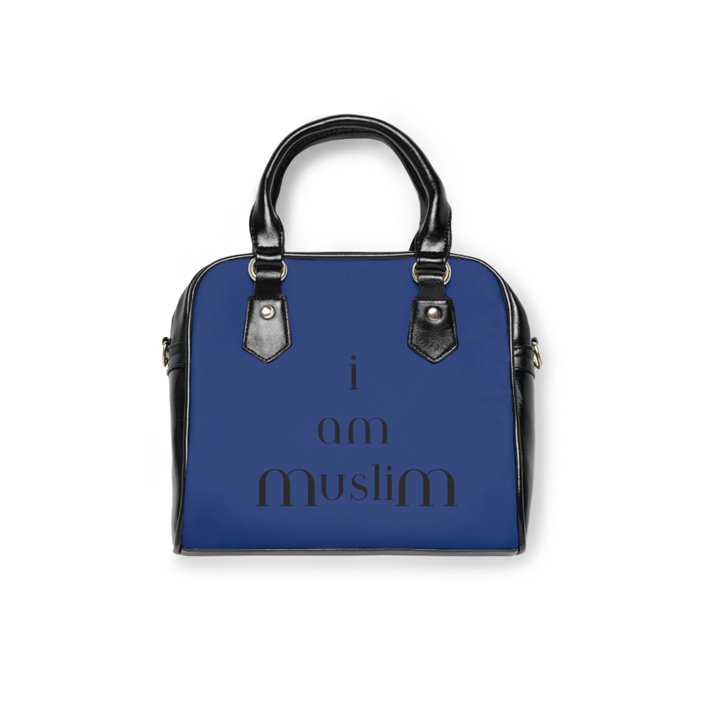 Blue of I AM MUSLIM Shoulder Handbag