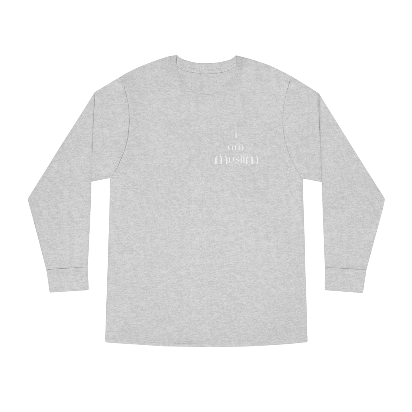 I AM MUSLIM Long Sleeve Crewneck Tee