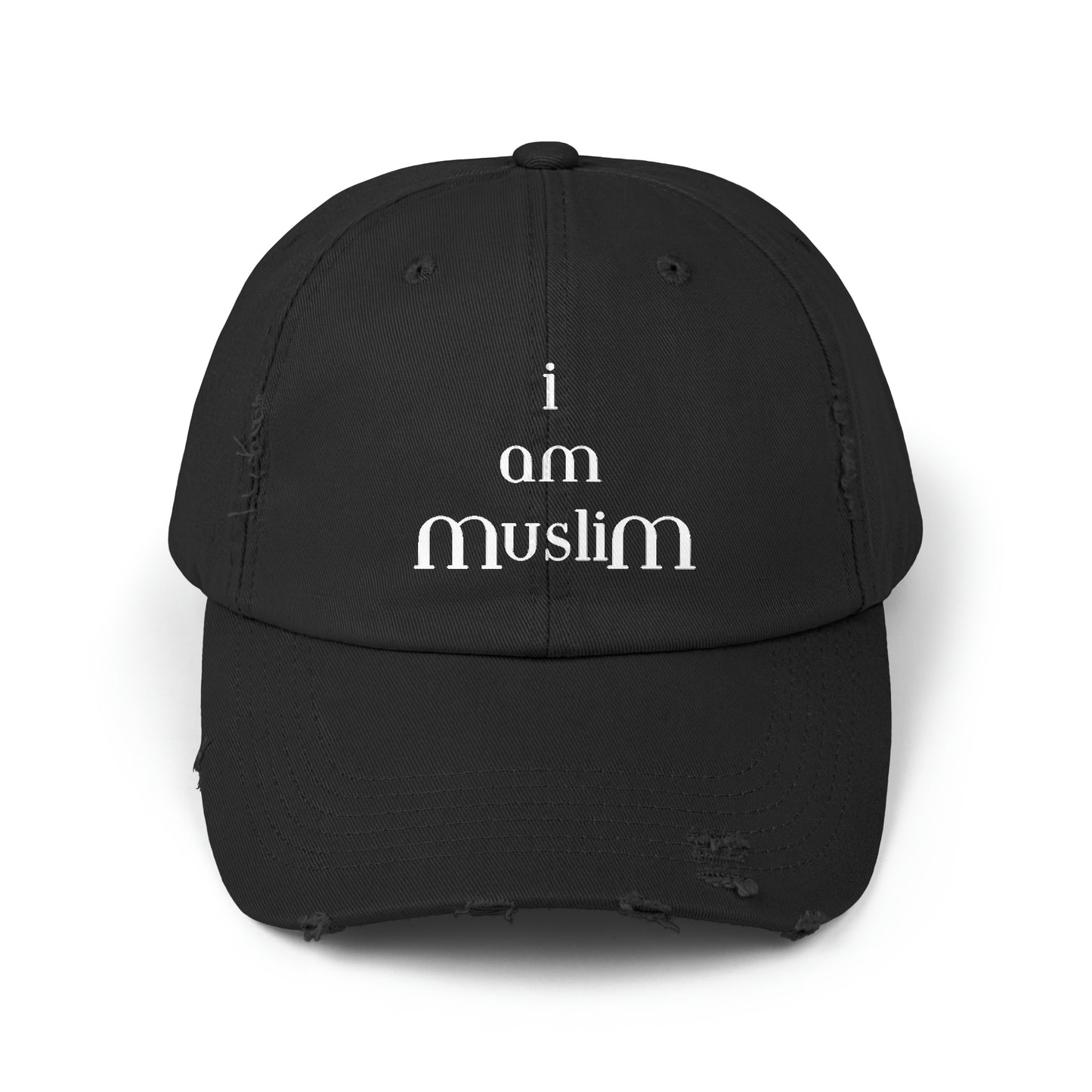 I AM MUSLIM Distressed Cap