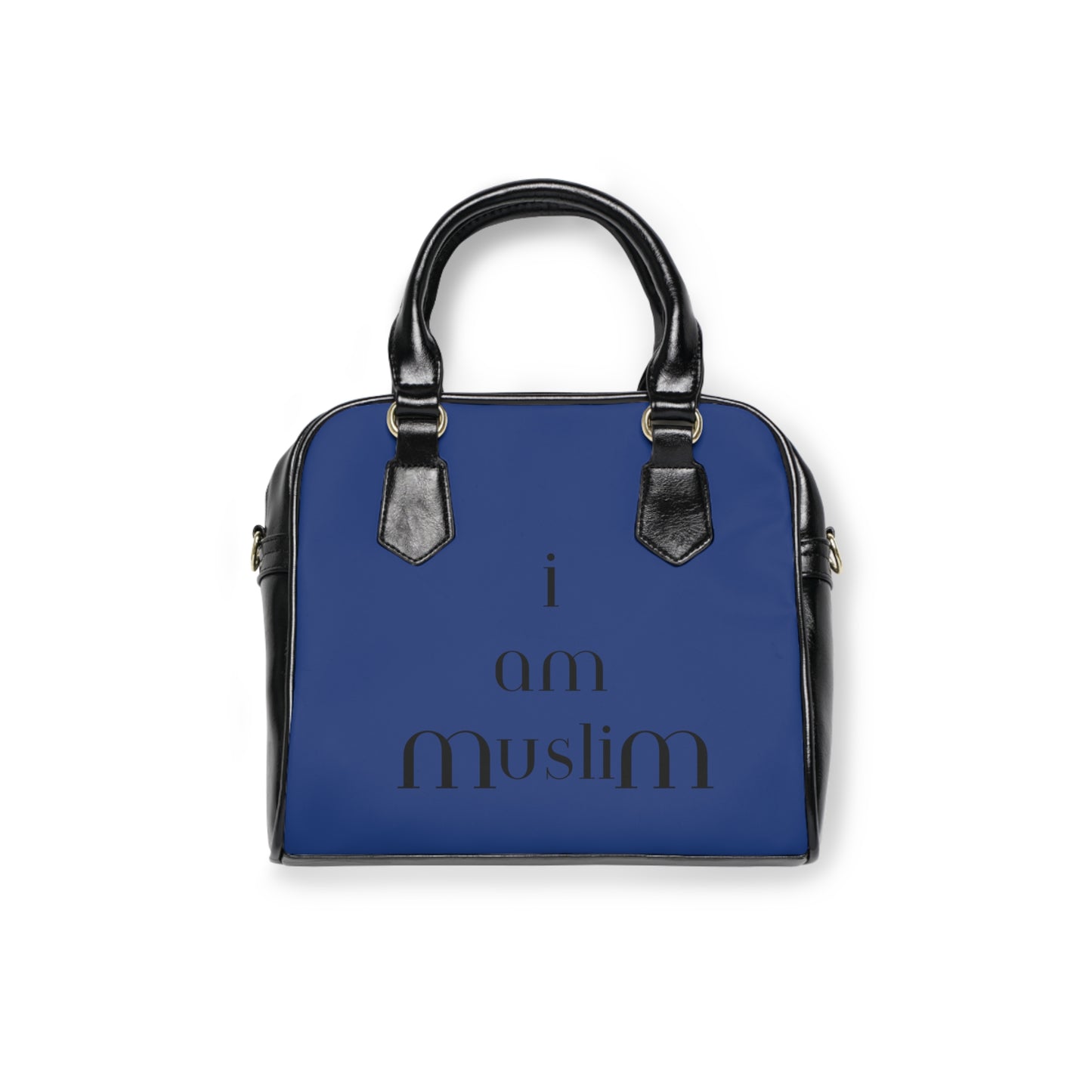 Blue of I AM MUSLIM Shoulder Handbag