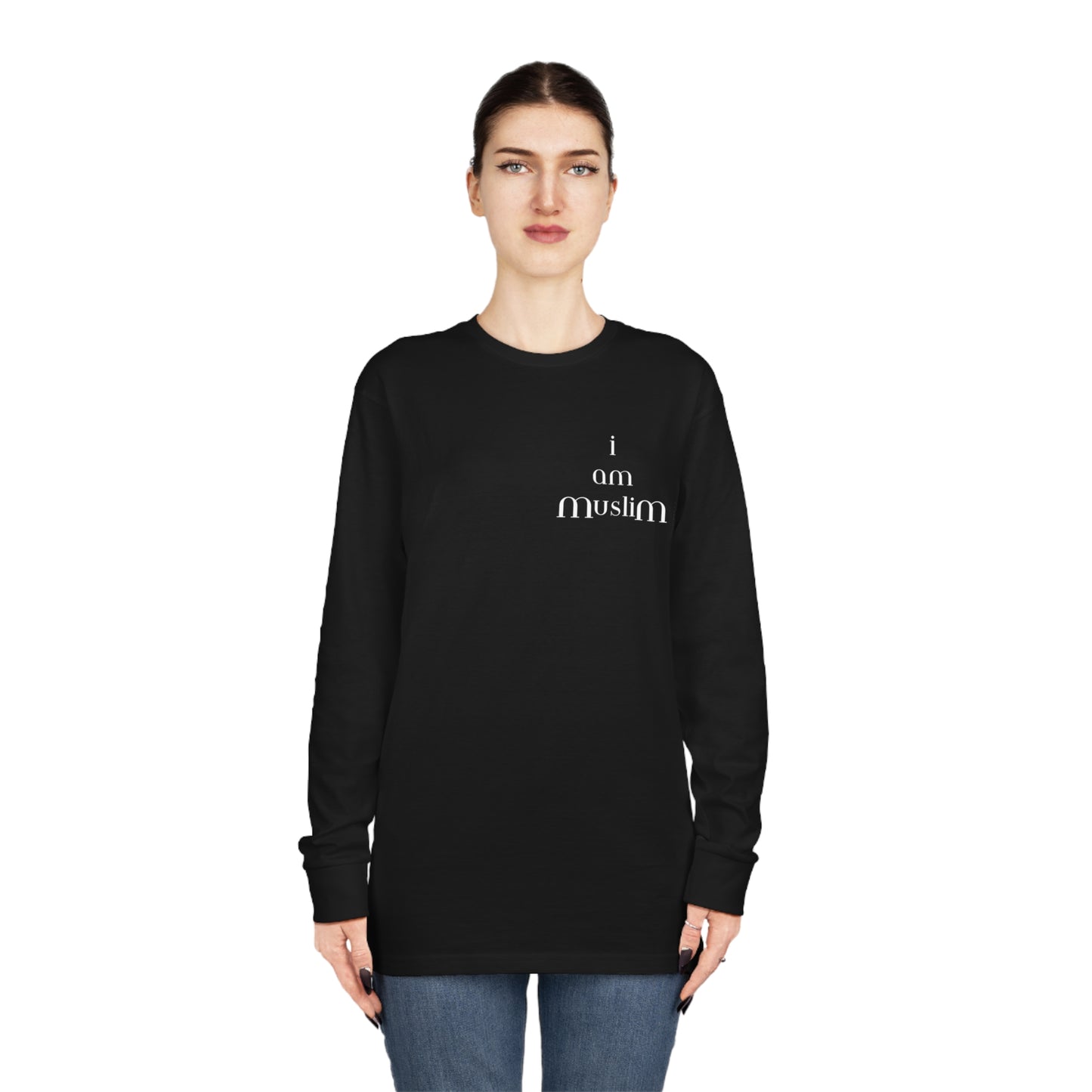 I AM MUSLIM Long Sleeve Crewneck Tee