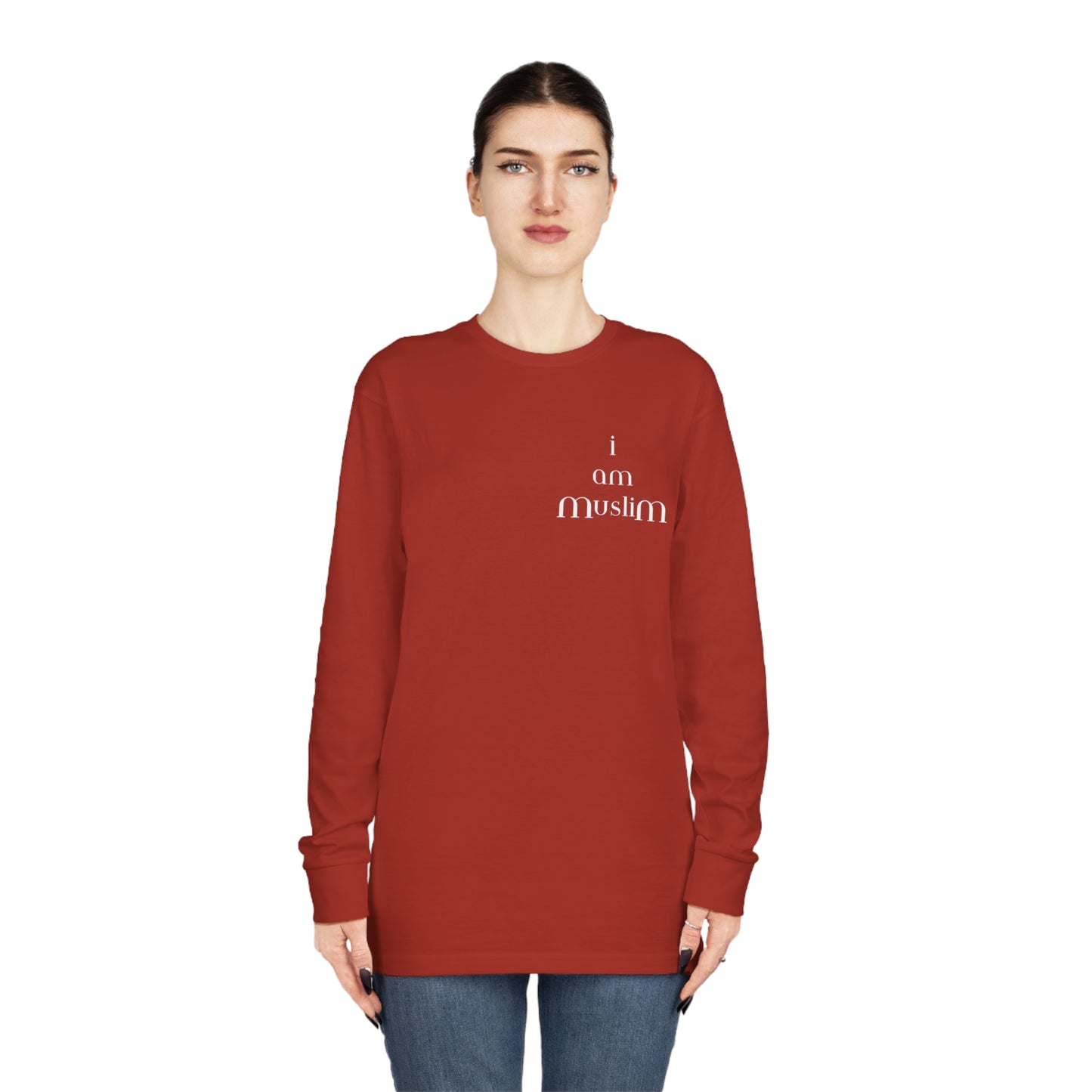 I AM MUSLIM Long Sleeve Crewneck Tee