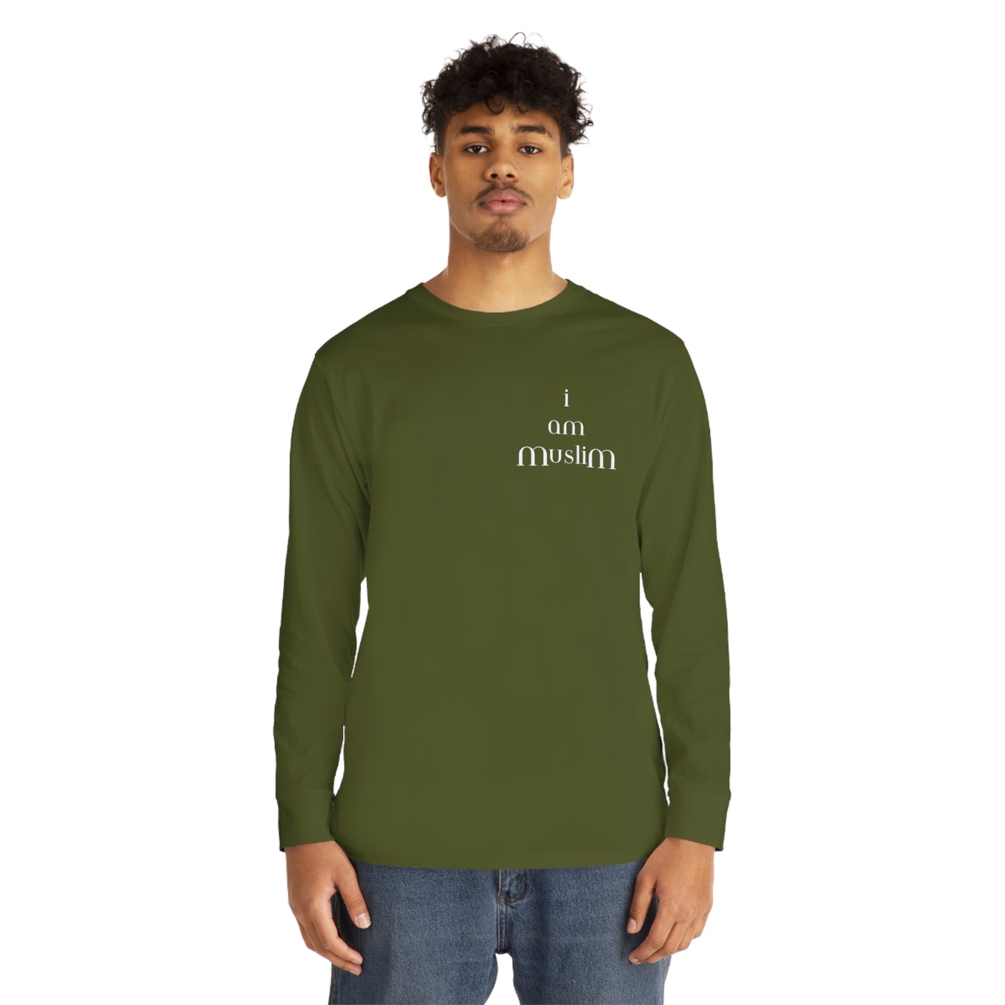 I AM MUSLIM Long Sleeve Crewneck Tee