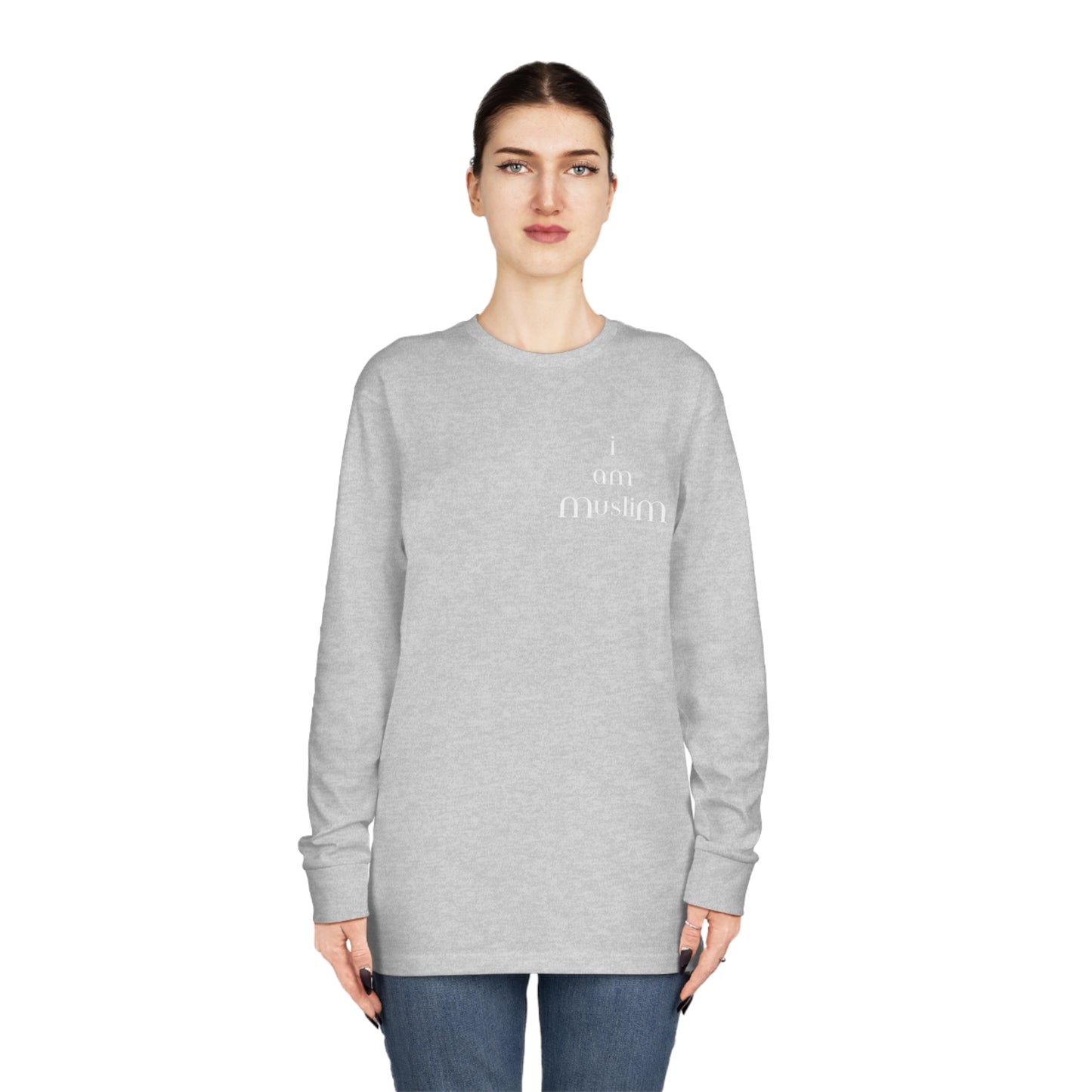 I AM MUSLIM Long Sleeve Crewneck Tee